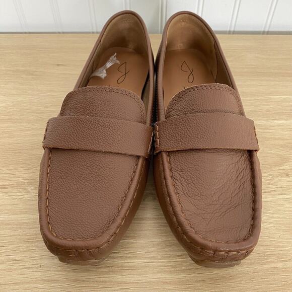 Joie Womens Leather Loafers Shoes Size 7.5 Capsule Neutral Office Career Slip On - Picture 2 of 9